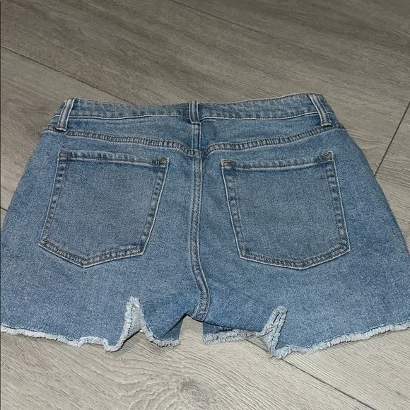 Wild Fable Light Blue Denim Shorts Size 10 - Picture 5 of 8